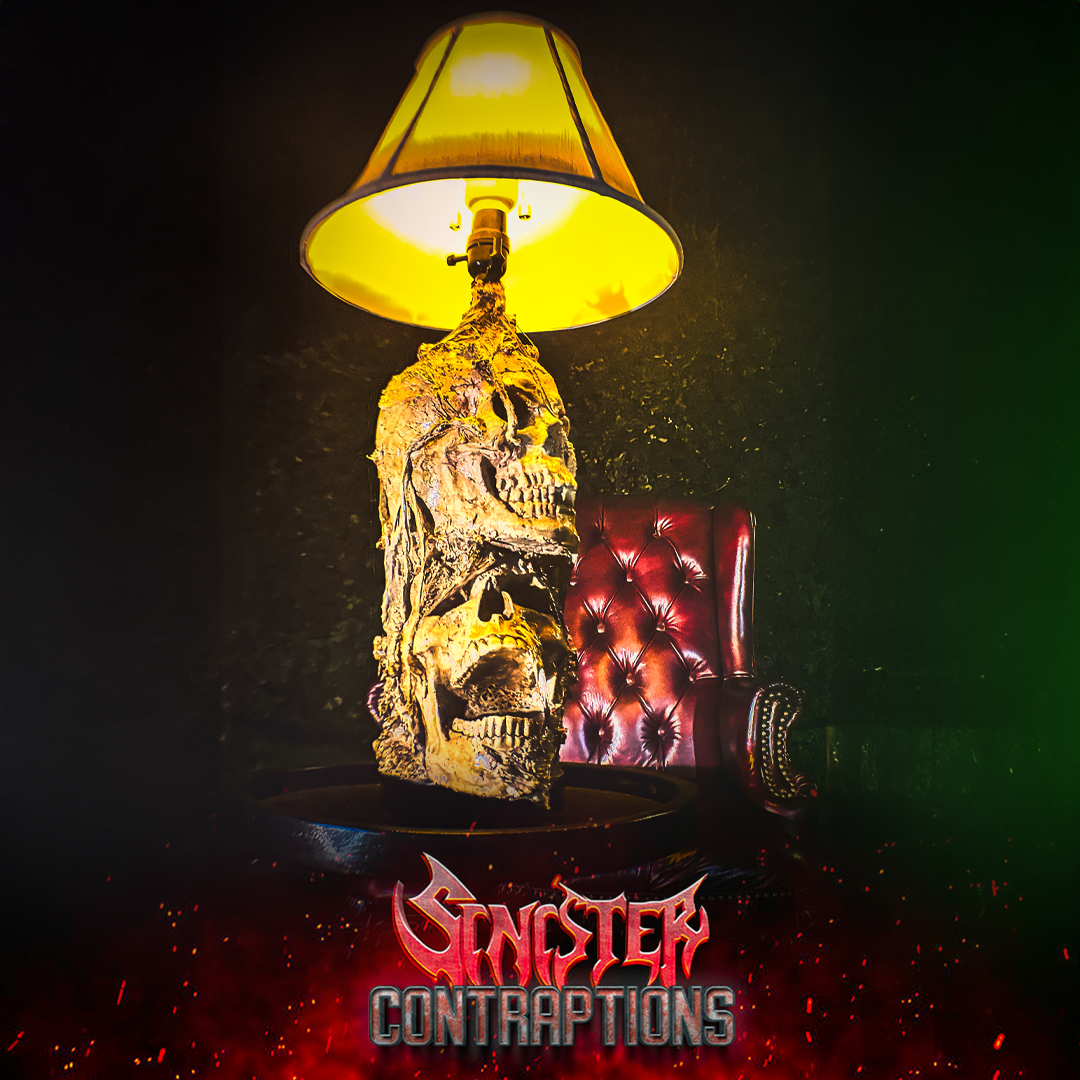 Skulls Lamp - Handcrafted